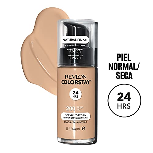 Revlon ColorStay Base de Maquillaje piel normal/seca FPS20 (#200 Nude) 30 ml
