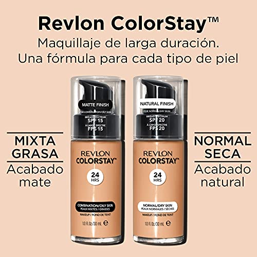 Revlon ColorStay Base de Maquillaje piel normal/seca FPS20 (#200 Nude) 30 ml
