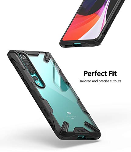 Ringke Fusion X Funda Diseñada para Xiaomi Mi 10, Xiaomi Mi 10 Pro (2020) - Black