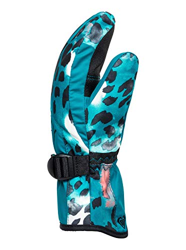 Roxy Jetty - Snowboard/Esquí Manoplas - Niñas 8-16 - S - Azul.