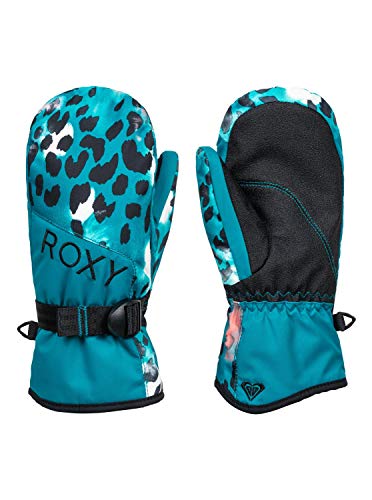Roxy Jetty - Snowboard/Esquí Manoplas - Niñas 8-16 - S - Azul.