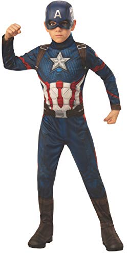 Rubie's - Disfraz oficial de los Vengadores del Capitán América, talla Large/Talla 12-14, Altura 147 cm