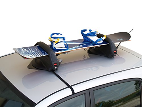 Ryme Automotive Portaesquís de Techo Universal Magnético Aconcagua Pro 2020 - Capacidad 2 Tablas de Snowboard o 3 Pares de esquí o Carving