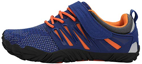 SAGUARO Niña Barefoot Zapatos Niños Antideslizante Zapatillas de Trail Running Minimalistas Zapatillas Deportes Acuáticos Secado Rápido Correr Nadar, Azul 35