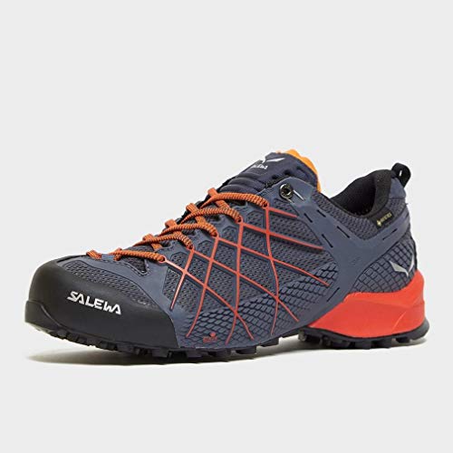 Salewa MS Wildfire Gore-TEX Zapatos de Senderismo, Ombre Blue/Fluo Orange, 41 EU