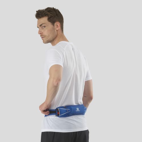 Salomon Agile Cinturón unisex de 250 ml con longitud personalizable y bolsillo frontal expandible para trail running