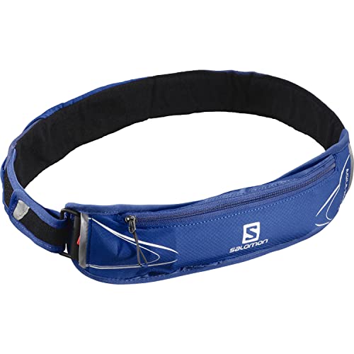 Salomon Agile Cinturón unisex de 250 ml con longitud personalizable y bolsillo frontal expandible para trail running