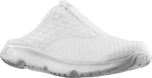 Salomon Reelax Slide 5.0 Mujer Zapatos de recuperación, Blanco (White/White/White), 40 EU