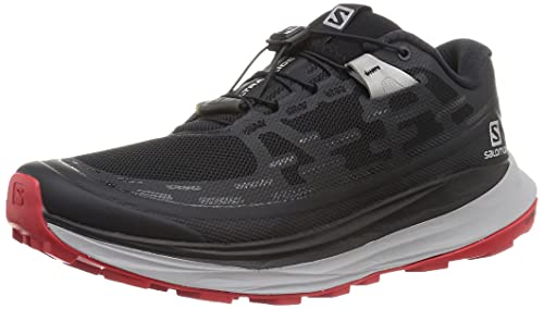 SALOMON Shoes Ultra Glide, Zapatillas de Trail Running Hombre, Black/Alloy/Goji Berry, 40 2/3 EU