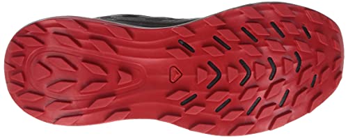 SALOMON Shoes Ultra Glide, Zapatillas de Trail Running Hombre, Black/Alloy/Goji Berry, 43 1/3 EU