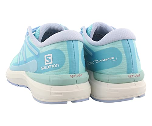 SALOMON Sonic 4 Confidence W, Zapatillas de Running Mujer, Tanager Turquoise/White/Kentucky Blue, 38 EU