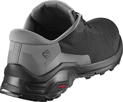 Salomon X Reveal Hombre Zapatos de trekking, Negro (Black/Black/Quiet Shade), 46 EU
