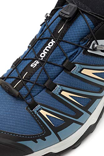 Salomon X Ultra 3 Gore-Tex (impermeable) Hombre Zapatos de trekking, Azul (Dark Denim/Copen Blue/Pale Khaki), 44 ⅔ EU
