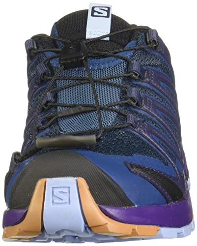 Salomon XA Pro 3D V8 GTX, Zapatillas Impermeables de Trail Running y Senderismo Mujer, Azul (Poseidon/Violet Indigo/Forever Blue), 36 EU
