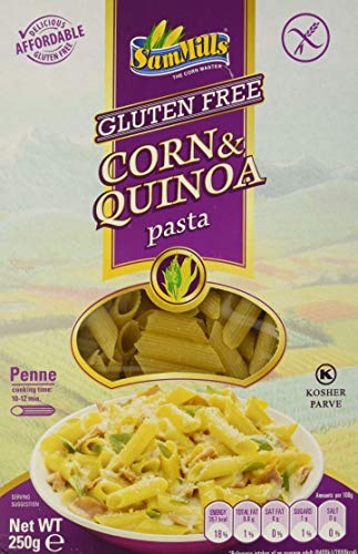 Sam Mills Plumas de Maíz con Quinoa sin Gluten - 6 Paquetes de 250 gr - Total: 1500 gr