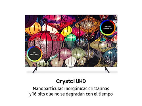 Samsung Crystal UHD 2020 65TU7095 - Smart TV de 65", 4K, HDR 10+, Procesador 4K, PurColor, Sonido Inteligente, Función One Remote Control y Compatible Asistentes de Voz, Compatible con Alexa