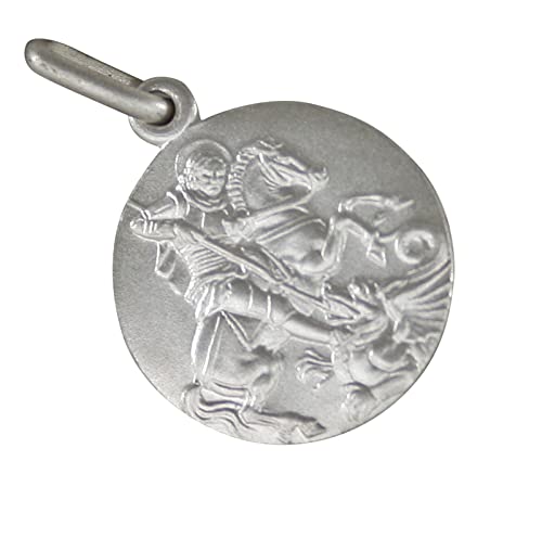 San Jorge colgante de plata 925