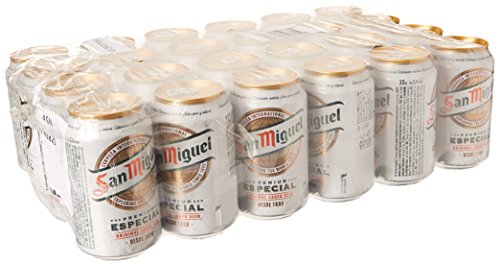 San Miguel Cerveza - Paquete de 24 x 330 ml - Total: 7920 ml