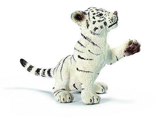 Schleich - Cachorro de Tigre Blanco Jugando, Figura (14385)