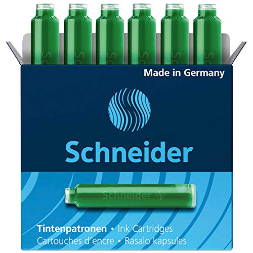 Schneider Cartuchos de Tinta estándar para en cortador y muchos otros, Verde, 6