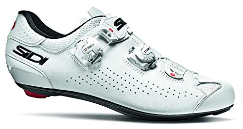Sidi Genius 10 - Zapatillas de Ciclismo para Hombre, Color Blanco, Talla 43