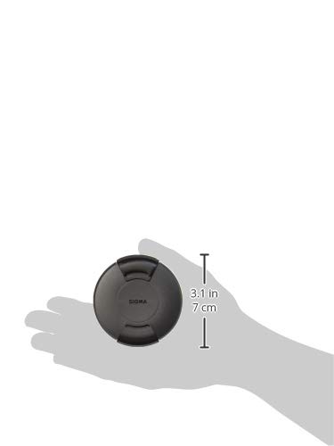 Sigma A00121 Tapa de Lente - Tapa para Objetivos (7,2 cm, Cámara Digital) Negro