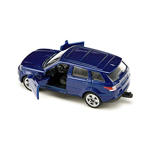siku 1521, Range Rover, Metal/Plástico, Azul, Enganche para remolque, Compatible con otros modelos siku de la misma escala