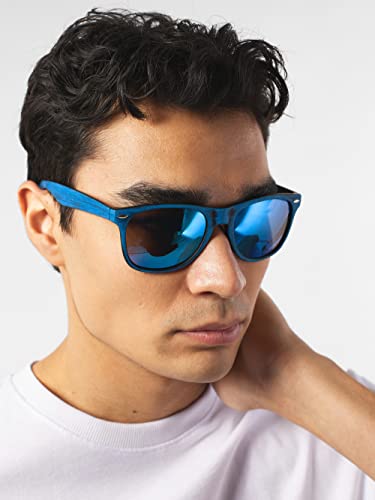 SIX Gafas de sol unisex sostenibles con plástico reciclado, categoría 3, filtro UV400 (326-321)