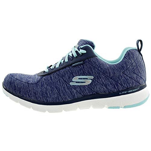 Skechers - Zapatillas Deportivas para Mujer de Skechers Flex Appeal 88888400-40, Azul Y TURQUES