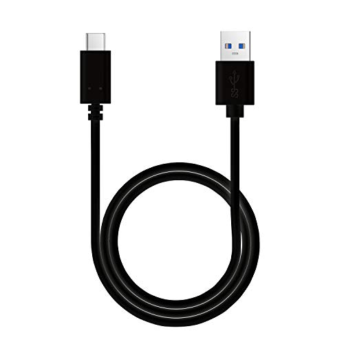 Slabo Cable de Carga USB Tipo C para iPad Pro 11 (2018-2020) | iPad Pro 12,9 (2018-2020) Cable del conexión Datos - Negro