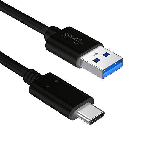 Slabo Cable de Carga USB Tipo C para iPad Pro 11 (2018-2020) | iPad Pro 12,9 (2018-2020) Cable del conexión Datos - Negro