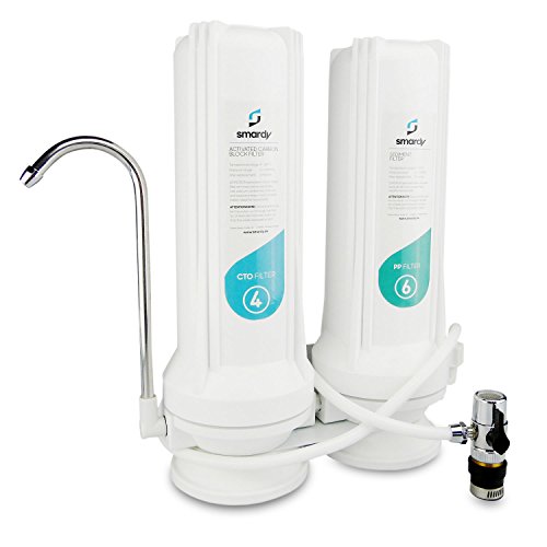smardy BASIC 202 Sistema de agua filtrada, acoplado al grifo - 2000 L/día - filtración 2 fases