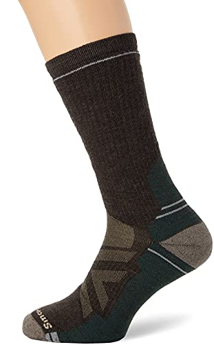 Smartwool Hike Full Cushion Crew Socks Calcetines para Senderismo, marrón, L para Hombre