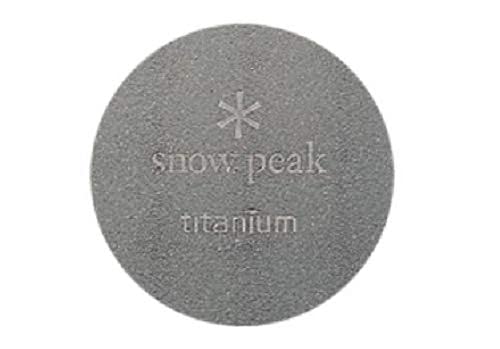 Snow Peak Placa de titanio Trek, ultraligera para mochileros, camping, senderismo y uso diario