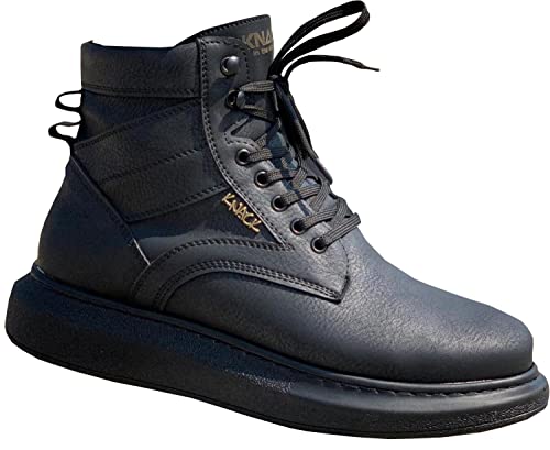 Solaress Knack 404 - Zapatillas deportivas para hombre, modernas y informales, para el día a día, ligeras, para senderismo, Negro , 43 EU