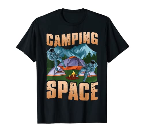 Space Camper Unique Camping Love My Space Funny Camping Camiseta