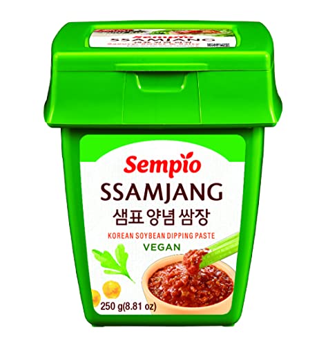 Ssamjang Pasta de soja coreana sazonada con pimiento rojo, Korean Soybean Dipping Paste 250g