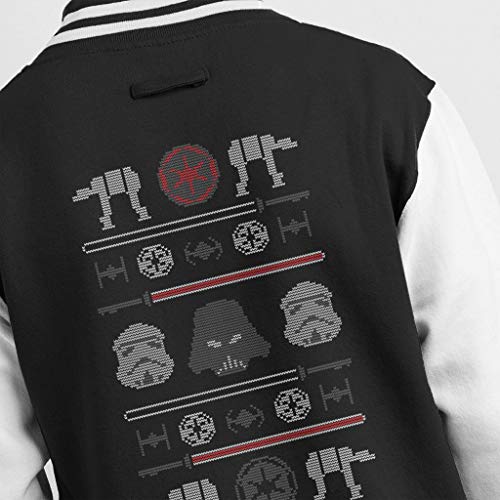 Star Wars Christmas Sith Knitted Design Men's Varsity Jacket