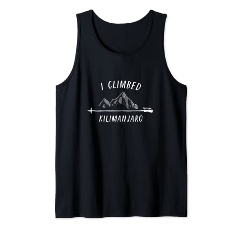 Subí Kilimanjaro Summit Montaña Escalada Naturaleza Senderismo Camiseta sin Mangas