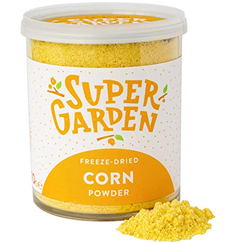 Super Garden conjunto de vegetales liofilizados en polvo: 4 tazas de espinacas, guisantes, remolacha y maíz en polvo -Producto 100% natural -Sin azúcares, aditivos artificiales