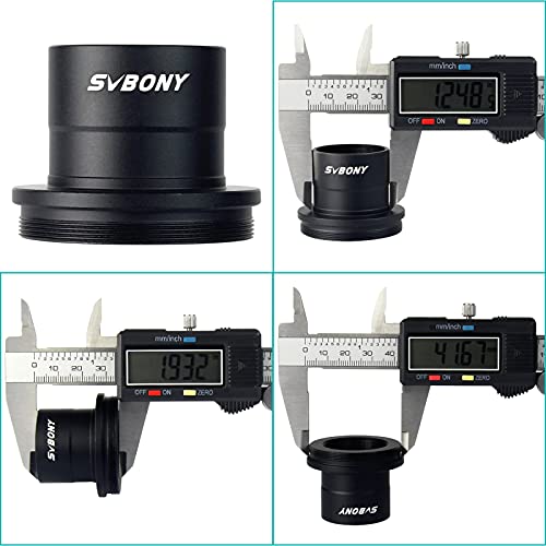Svbony Adaptador en T, Adaptador de Cámara de Aluminio, con Adaptador de Anillo en T con Montura en A Compatible con Sony