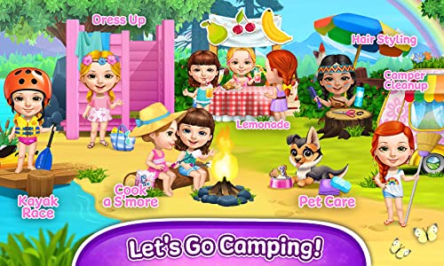 Sweet Baby Girl Summer Camp - Fun Girl Makeover & Cute Pet Dog Care