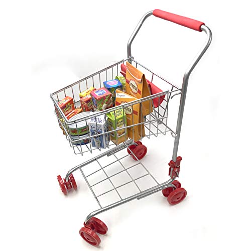 Tachan- Carro de la compra y cajas alimentos, 19 piezas (729T00490)