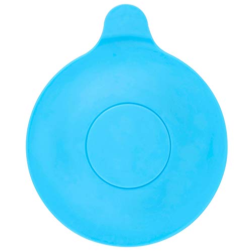 Tapón Universal de silicona para el desagüe de la bañera, la ducha y el fregadero de la cocina, Tapón de Drenaje desmontable, 13 cm de diámetro, para agujeros de desagüe de hasta 90 mm, azul