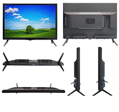 Televisores Smart TV de 19 y 22 Pulgadas. con Adaptador de 12v y 230v. Android. Full HD. DVB-S2/C/T2/T. para autocaravanas, Campers, caravanas, Barcos. (19 Pulgadas)