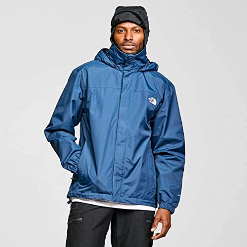 The North Face M Resolve Jacket Blue Wing Teal Shell, Hombre