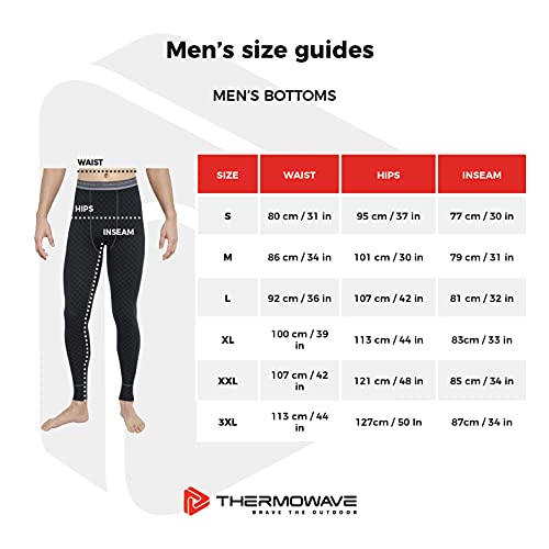 Thermowave Merino Arctic - Pantalones largos para hombre (265 g/m²) - - XX-Large