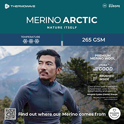 Thermowave Merino Arctic - Pantalones largos para hombre (265 g/m²) - - XX-Large