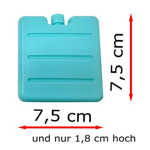 ToCi – pequeños acumuladores de frío en azul, rosa y verde | Mini acumuladores para nevera portátil | acumuladores de frio para fiambreras, 3