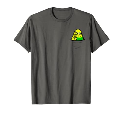 Too Many Birds! Budgie periquito verde amarillo Camiseta